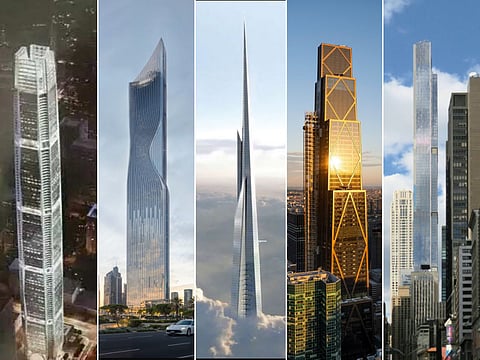 Towering ambition: Skyscrapers currently under-construction, redefining the next generation of urban spaces. 