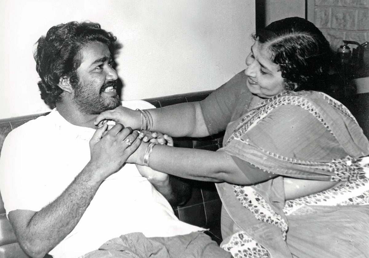 Shanthakumari with Mohanlal