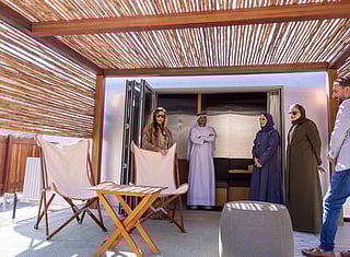 Bodour Al Qasimi oversees final preparations for ‘Nomad’, an eco-luxury hospitality destination in Kalba ahead of its opening by end of year