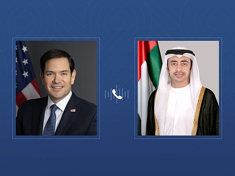Abdullah bin Zayed receives phone call from US Secretary of State