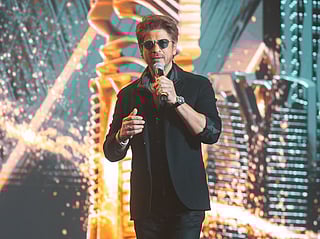 Shah Rukh Khan - Bollywood actor at a property launch event in Dubai.