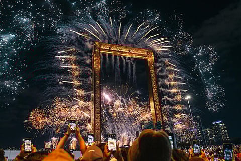 Spectacular fireworks light up UAE to welcome New Year 2026