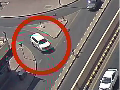 Sharjah CCTV footage