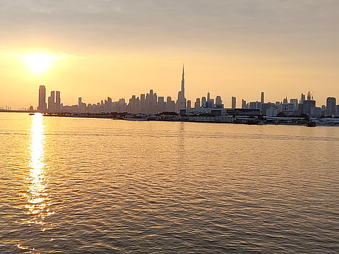 The Dubai skyline.