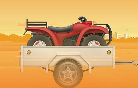 Abu Dhabi Police campaign promotes safe winter travel on busy roads.