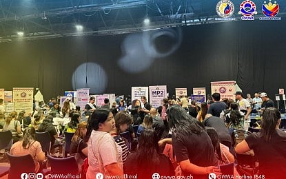 OFW Serbisyo Caravan at The Dubai World Trade Centre on Aug 3, 2025.