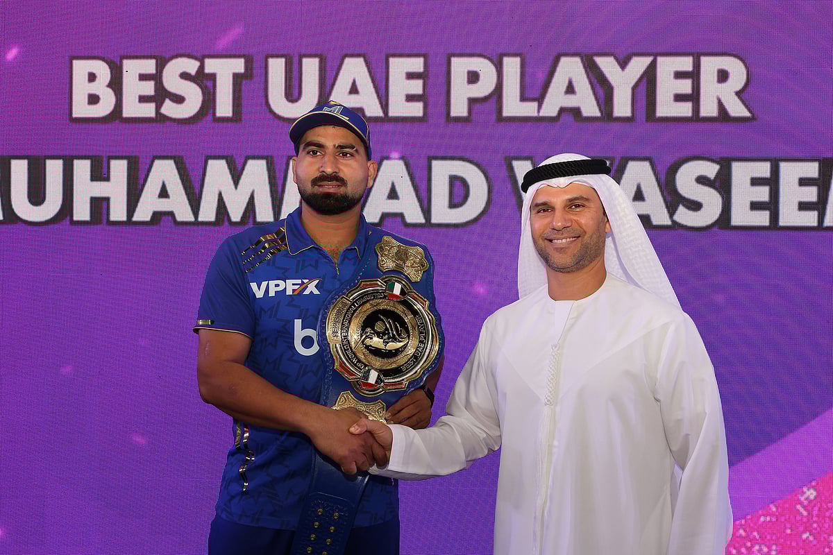 Muhammad Waseem Wins Best UAE Player Award for Fourth Time in ILT20