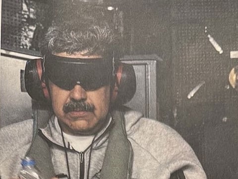 Captured Nicolas Maduro (Photo/X/RapidResponse47)