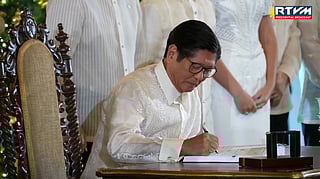 President Ferdinand Marcos Jr. signs the ₱6.793-trillion national budget for 2026, in which he vetoed ₱92.5 billion worth of items under the Unprogrammed Appropriations (UA), saying the move reinforces safeguards against political patronage and discretionary spending.