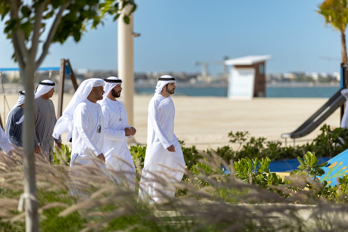 Sheikh Hamdan reviews Jumeirah Beach 1 upgrade as project nears 95% completion