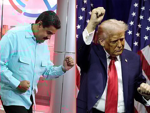 Nicolas Maduro and US President Donald Trump