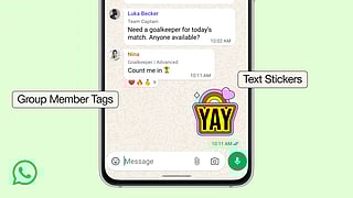 New group chat features let users label roles, make text stickers and set custom event alerts.