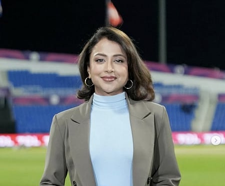 Indian sports presenter Ridhima Pathak