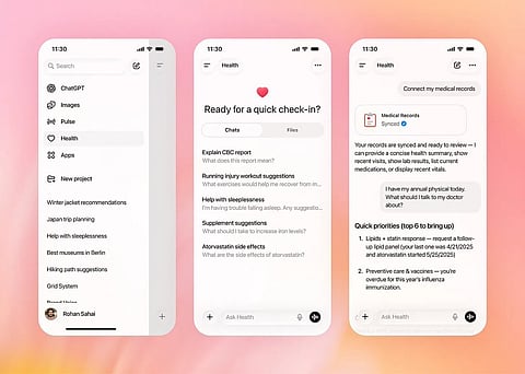 ChatGPT Health operates in a segregated environment with enhanced privacy controls.