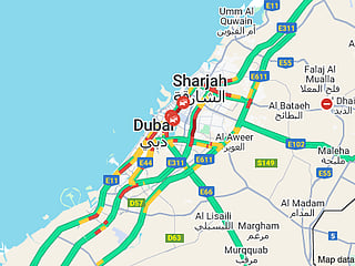 Rush hour sees traffic slowdown in Dubai and Sharjah  