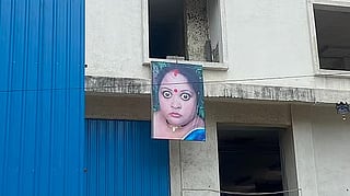 Why is this big-eyed woman in a poster going viral