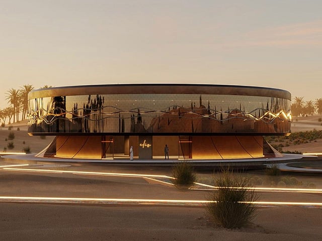 A ‘spaceship’ in Dubai desert: 10km ‘rivers’ to form one of the world’s largest artworks