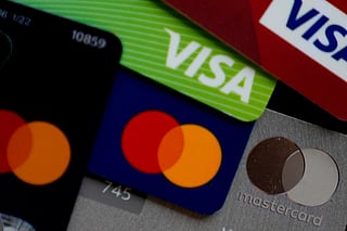 Visa and Mastercard credit cards 