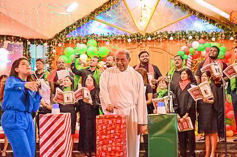 As Fr Lennie JA Connully (centre) prepares to bid farewell to Dubai and move on to the next chapter of his priestly journey, parishioners are extending a grateful adieu to him.