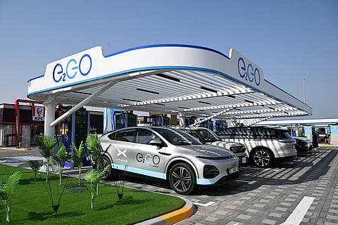 Abu Dhabi launches one of the world’s largest ultra-fast electric vehicle charging hubs