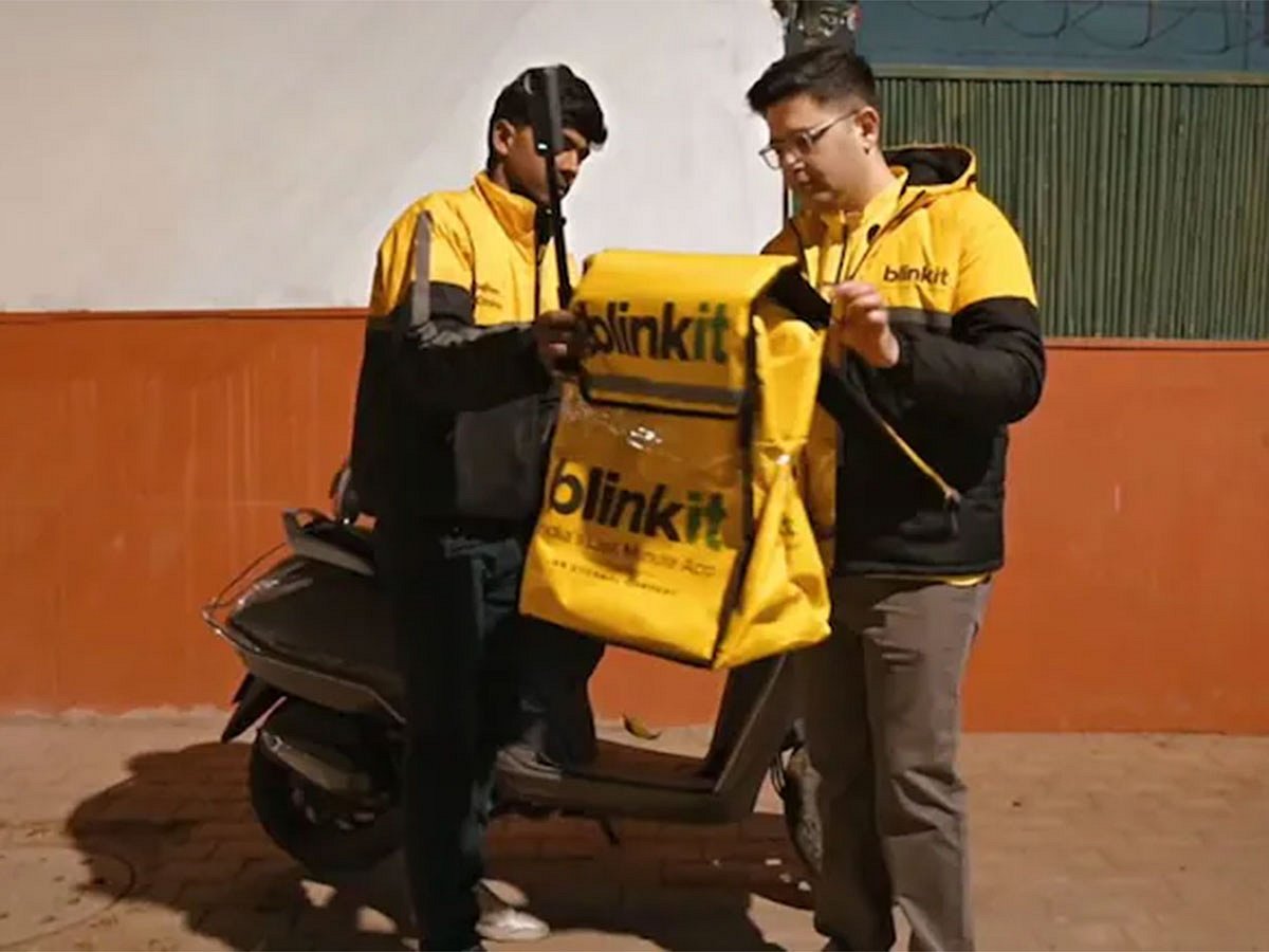 Raghav Chadha took over the role of a Blinkit rider in a video released on Monday.
