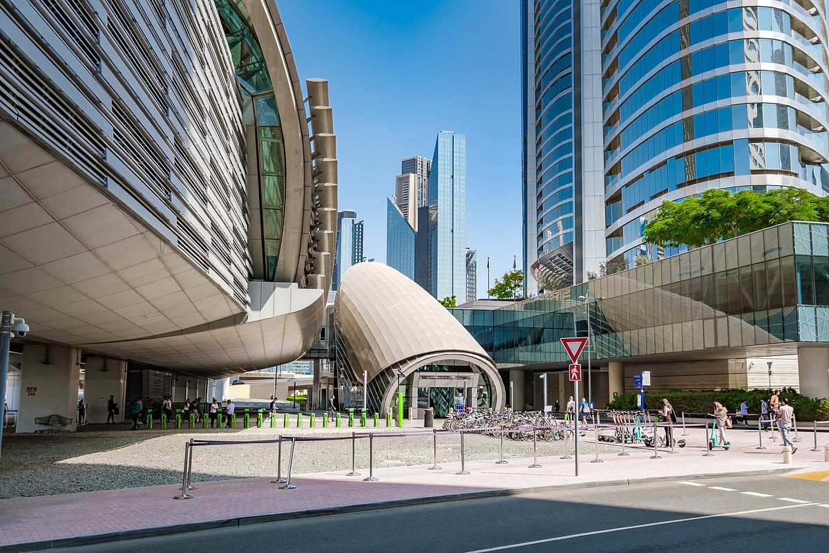 Burj Khalifa Dubai Mall Metro Station