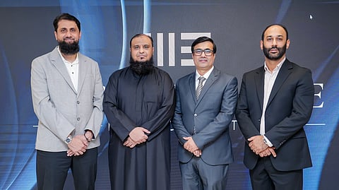 From left: Kamran Muhammad, Chairman of Mashriq Elite; Umair Saleem, Managing Director of Mashriq Elite; Imran Majeed, Chief Financial Officer of Mashriq Elite; and Aurangzeb Amin Pariyani, COO/ Head of Development at Mashriq Elite
