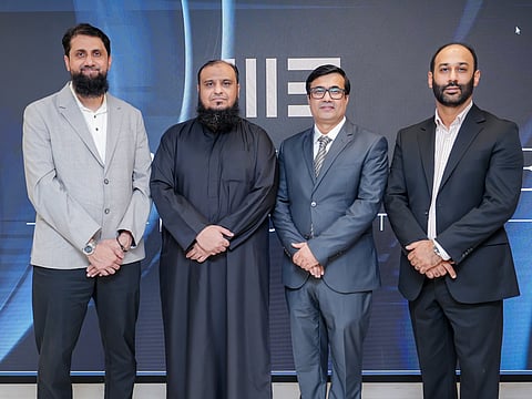 From left: Kamran Muhammad, Chairman of Mashriq Elite; Umair Saleem, Managing Director of Mashriq Elite; Imran Majeed, Chief Financial Officer of Mashriq Elite; and Aurangzeb Amin Pariyani, COO/ Head of Development at Mashriq Elite
