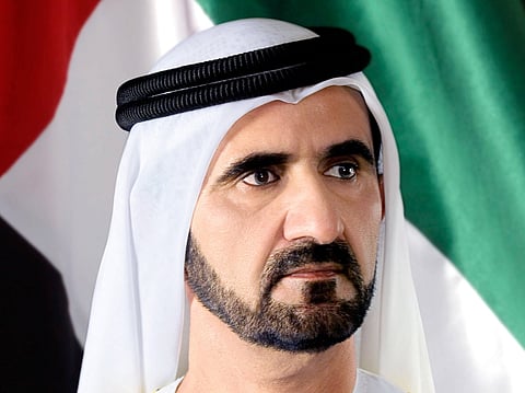 His Highness Sheikh Mohammed bin Rashid Al Maktoum, Vice President and Prime Minister of the UAE, and Ruler of Dubai.