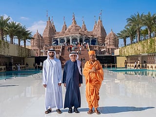 Sheikh Zayed’s spirit reflected at Abu Dhabi temple