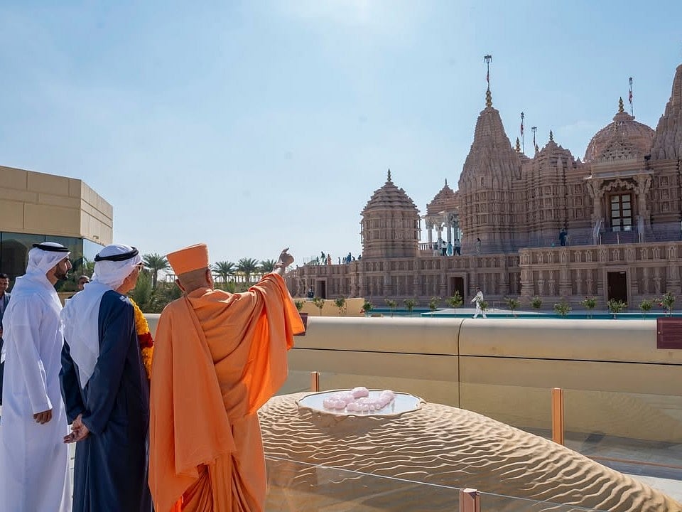 Zaki Nusseibeh Sees Sheikh Zayed's Spirit in Abu Dhabi's BAPS Hindu Mandir