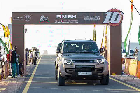 Sheikh Mohammed attends thrilling Al Salam Cycling Championship race