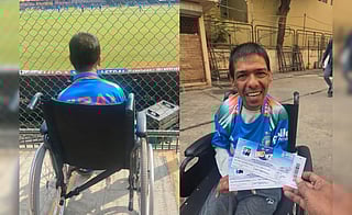 How a differently-abled fan got to watch India-NZ match