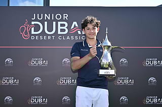 Christian Hansen wins Junior Dubai Desert Classic