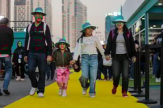 On Saturday January 31, the very first day of the Mubadala Abu Dhabi Open, the event is completely free to attend for all ages