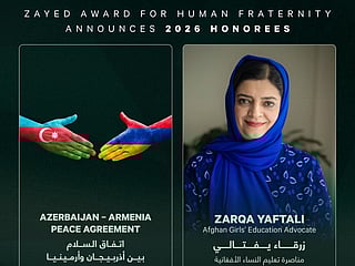 Historic Peace and Education Efforts recognised by Zayed Award for Human Fraternity 2026