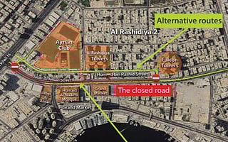 Road to shut from January 20 for expansion works between Falcon Towers and Gulfa Bridge; motorists urged to follow diversions
