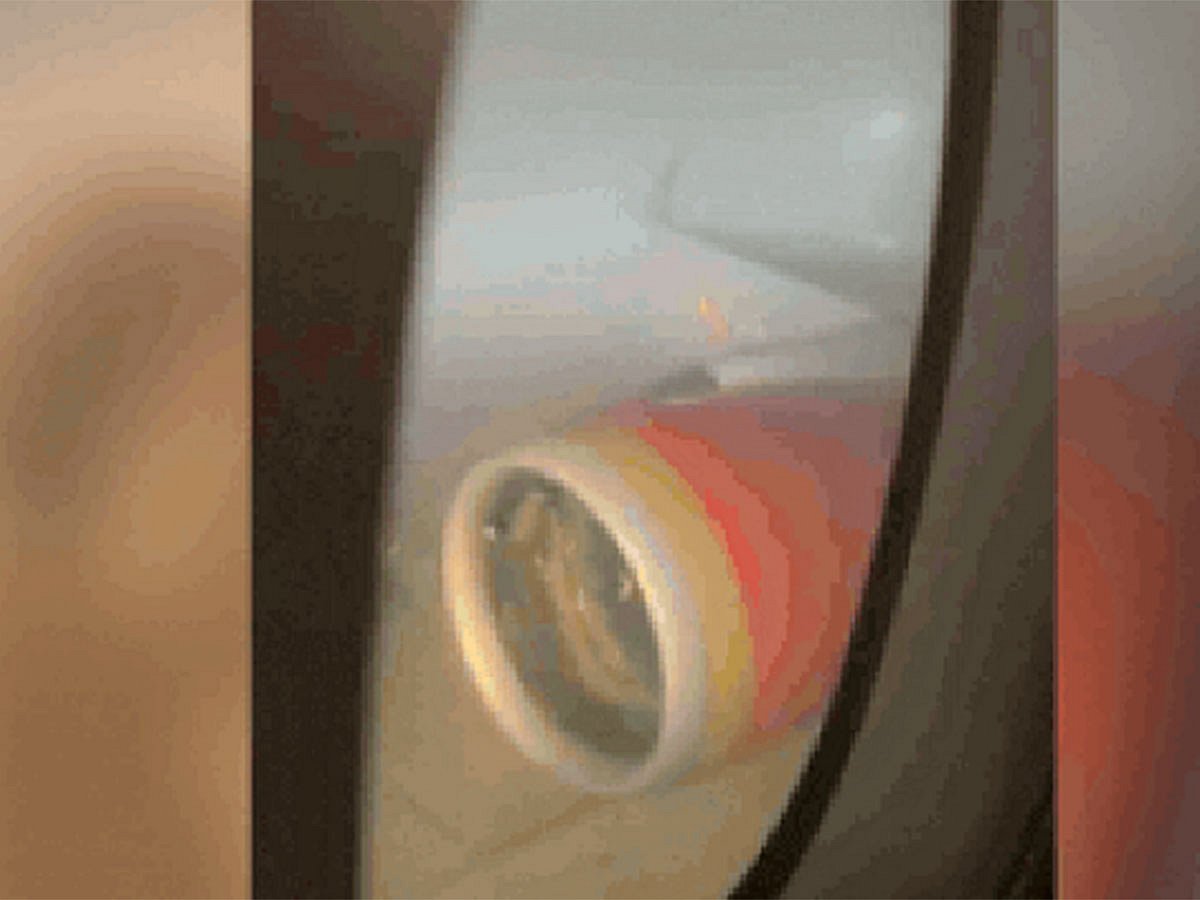 The aircraft was safely brought to a designated parking stand and all passengers and crew remained unharmed, the airline said.