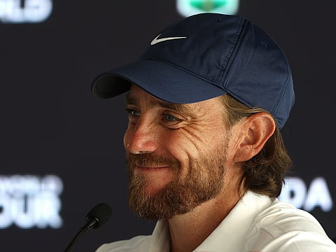 Tommy Fleetwood speaks to the media ahead of Dubai Desert Classic