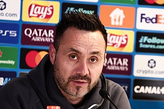 De Zerbi takes over Spurs with the club currently sat 17th in the Premier League table 