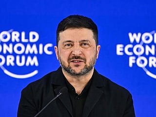 Ukraine's President Volodymyr Zelensky
