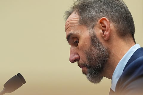 Former Justice Department special counsel Jack Smith testifies before the House Judiciary Committee about his investigations into President Donald Trump, Thursday, Jan. 22, 2026 at the Capitol in Washington.