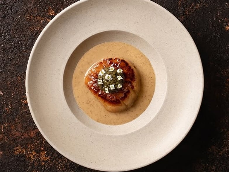 Orfali Bros scallop plate