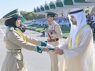 Over 400 graduates took oath in a ceremony attended by Sheikh Hamdan.