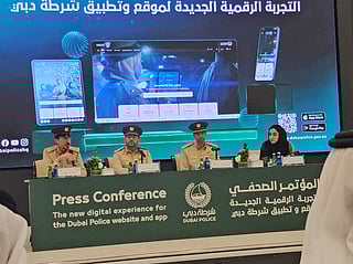 The announcement was made during a press conference marking the launch of the second generation of the Dubai Police website and smart application