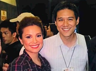 Lea Salonga and Robert Chien.