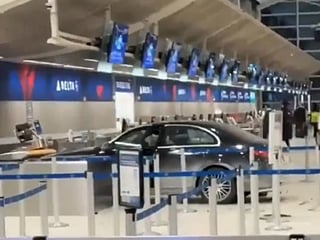 Six people injured after a car crashes into Detroit Metropolitan Airport terminal