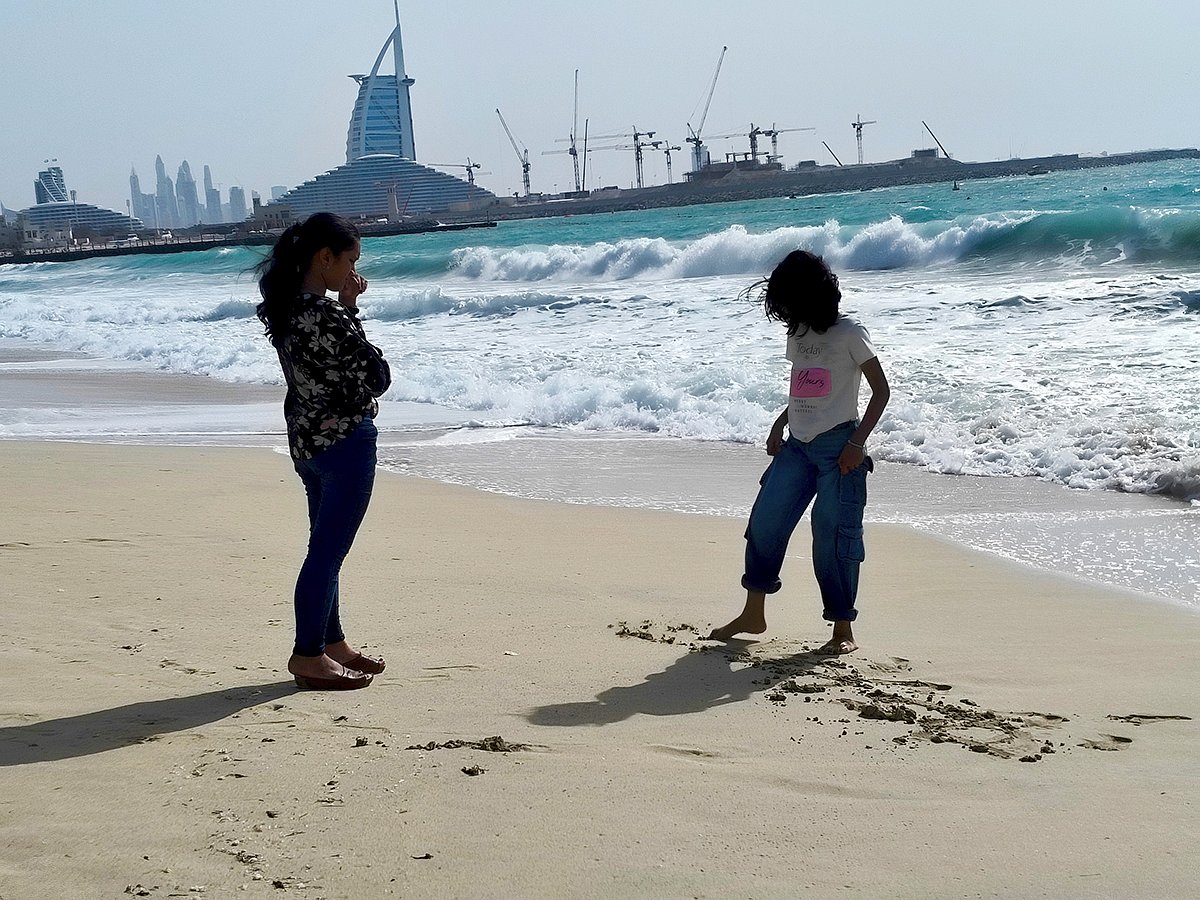 Jumeirah beach in Dubai.