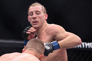 Paddy Pimblett in action at UFC 324