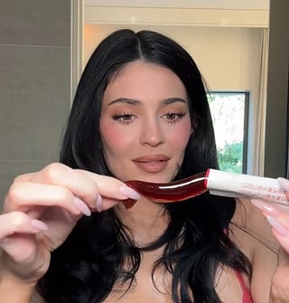 Kylie Jenner promoted the Korean product on TikTok.
